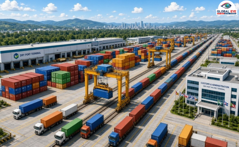 திருச்சியில் புதிய பன்னாட்டு மல்டி மாடலிங் லாஜிஸ்டிக்ஸ் பூங்கா (Dry Port)! மத்திய-மாநில அரசுகள் கொள்கை அளவில் ஒப்புதல்!