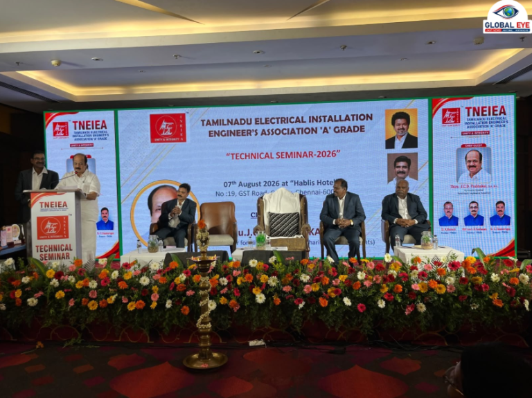 தமிழ்நாடு மின் நிறுவல் பொறியாளர் சங்க தொழில்நுட்ப கருத்தரங்கம்: சிறப்பு விருந்தினராகப் பங்கேற்று வாழ்த்திய ஜே.சி.டி. பிரபாகர்!