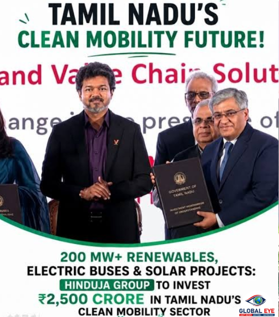 தமிழ்நாட்டில் இந்துஜா குழுமத்தின் பிரம்மாண்ட புதுப்பிக்கத்தக்க சக்தி முதலீடு: 200 மெகாவாட் சோலார் மற்றும் காற்று ஆலைகள்!