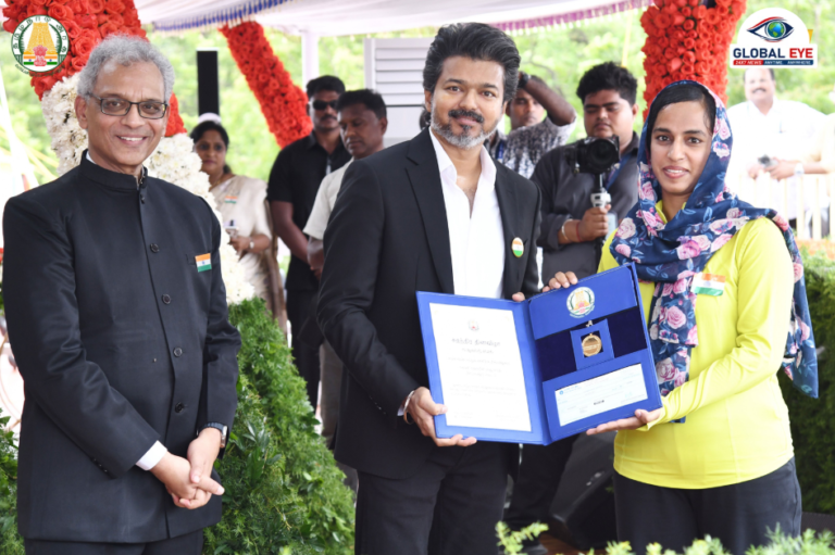 🎖️ துணிவு மற்றும் சாகசச் செயலுக்கான ‘கல்பனா சாவ்லா விருது’: வீராங்கனை செல்வி நௌஷீன் பானு சந்த் அவர்களுக்கு வழங்கி மாண்புமிகு முதலமைச்சர் சிறப்பிப்பு!