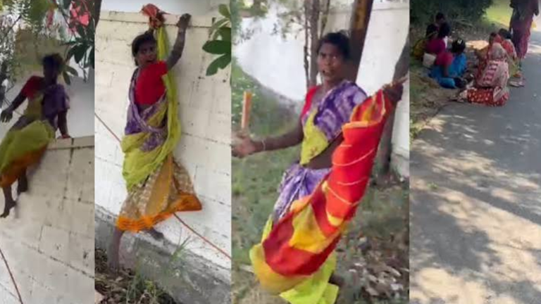 சூலூரில் வீட்டின் சுவர் ஏறி குதித்துத் தப்பிய வடமாநிலப் பெண்: பீதியை ஏற்படுத்திய வீடியோவால் பொதுமக்கள் அச்சம்!