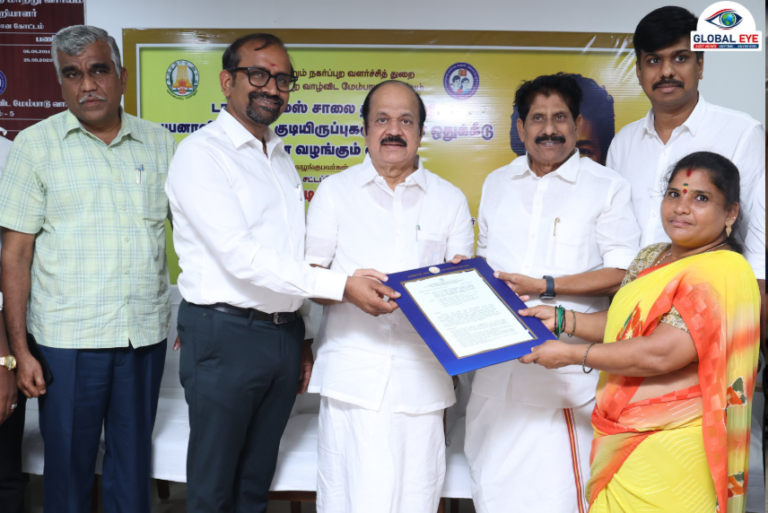 சொந்த வீடு கனவு நனவானது! 65 பயனாளிகளுக்கு பிரம்மாண்ட குடியிருப்பு ஒதுக்கீடு ஆணைகள் வழங்கல்!