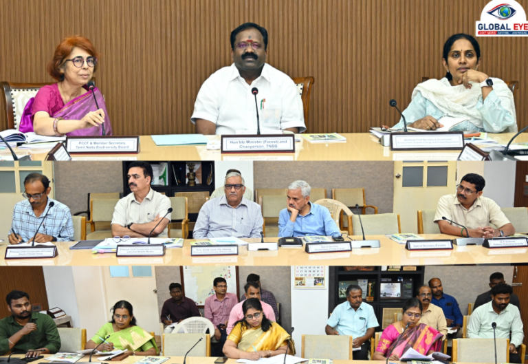 தமிழ்நாடு உயிரிப் பல்வகைமை வாரியத்தின் 13-வது கூட்டம்! வனத்துறை அமைச்சர் R.V.ரஞ்சித் குமார் தலைமையில் தலைமைச் செயலகத்தில் நடைபெற்றது!