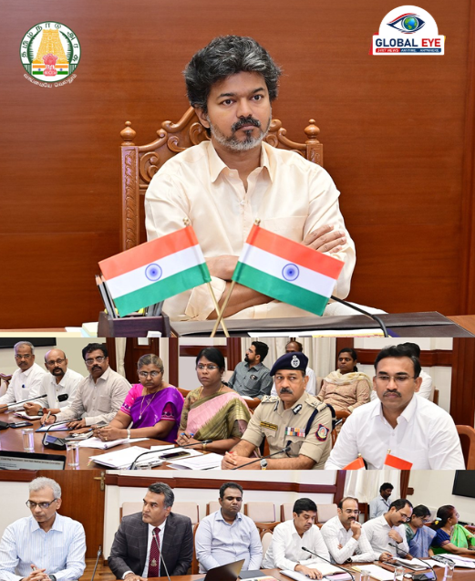 அரசு மருத்துவமனைகளில் பிறக்கும் குழந்தைகளுக்கு ‘தாய்மாமன் தங்க மோதிரம் திட்டம்’! முதலமைச்சர் திரு. ச. ஜோசப் விஜய் தலைமையில் உயர் மட்ட ஆய்வுக் கூட்டம்!