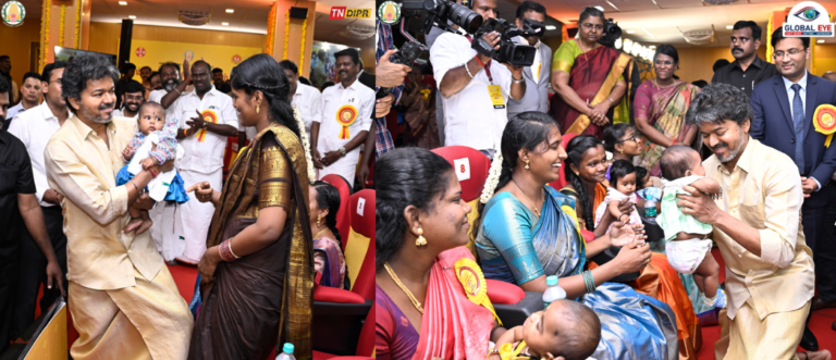 “மேடையை விட்டு இறங்கி வந்து குழந்தையைக் கொஞ்சிய முதல்வர்!” – மதுரையில் ‘தாய்மாமன் தங்க மோதிரம்’ திட்டம் கோலாகலத் தொடக்கம்!
