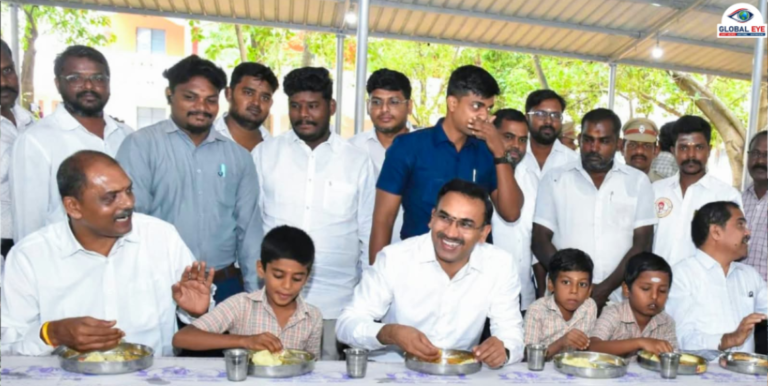 ‘பெருந்தலைவர் காமராஜர் காலை உணவு’ விரிவாக்கத் திட்டம்! திருச்செங்கோட்டில் அமைச்சர் அருண்ராஜ் தொடங்கி வைத்தார்!