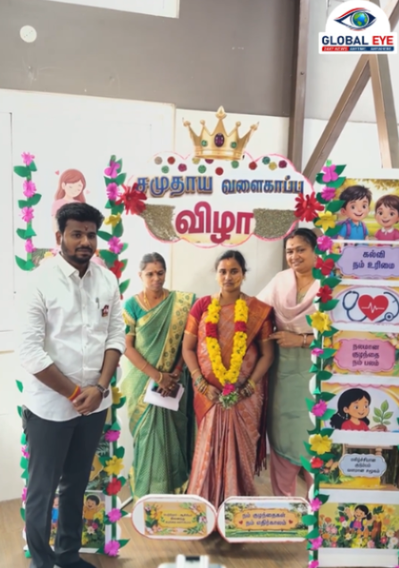 100 கர்ப்பிணித் தாய்மார்களுக்குச் சமுதாய வளைகாப்பு & 7 வகைச் சீமந்த உணவு! விருதுநகரில் நெகிழ்ச்சியான விழா! ❤️