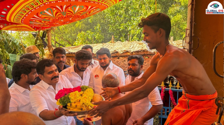 திருப்பரங்குன்றத்தில் அருள்மிகு ஸ்ரீ முனியாண்டி சுவாமி திருக்கோவில் 38-ஆம் ஆண்டு கிடாய் வெட்டு திருவிழா: அமைச்சர் சி.டி.ஆர். நிர்மல் குமார் பங்கேற்பு!
