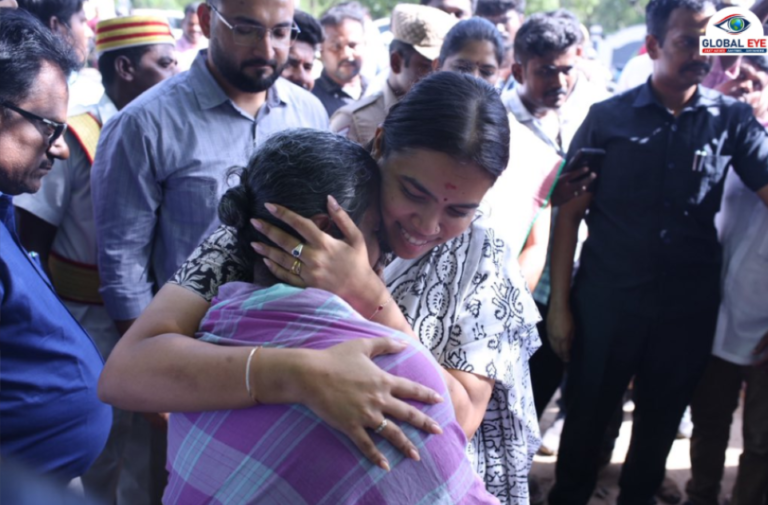 சிவகாசியில் மாற்றுத்திறனாளி தம்பதியின் புதிய காய்கறி கடை! அமைச்சர் கீர்த்தனா திறந்து வைத்து வாழ்த்து!