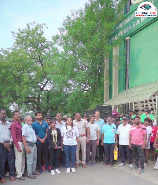 🏃♂️ போதை இல்லா சமூகத்தை உருவாக்க விழிப்புணர்வு ஓட்டம்! “SAY NO TO DRUGS” மாரத்தானைத் தொடங்கி வைத்தார் விருதுநகர் சட்டமன்ற உறுப்பினர் S.P. செல்வம்!