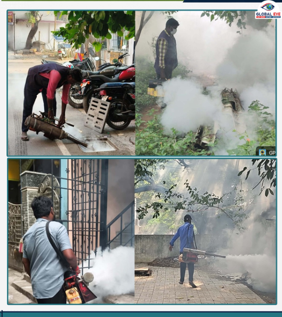 டெங்கு இல்லாத சென்னையை உருவாக்கத் தீவிர நடவடிக்கை! – மாநகராட்சிப் பகுதிகளில் வீடு வீடாகவும் மழைநீர் வடிகால்களிலும் கொசுப்புகை மருந்து அடிக்கும் பணி விரைவு!