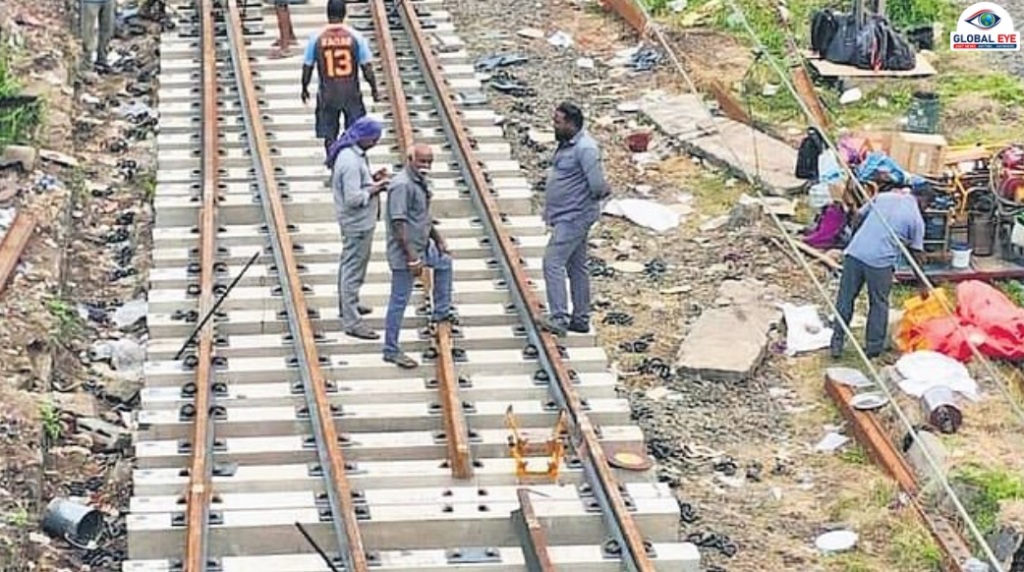 சென்னை – திருச்சி இருவழிப் பாதை மேம்பாட்டுப் பணிகள் தீவிரம்: அடுத்த ஆண்டுக்குள் முழுமையடைகிறது தெற்கு ரயில்வே சாதனை!