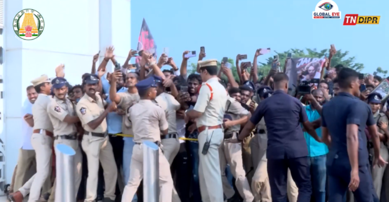 ஆந்திர மண்ணிலும் அன்பு மழை! விமான நிலைய வரவேற்பு காட்சிகளைப் பார்த்தீர்களா?