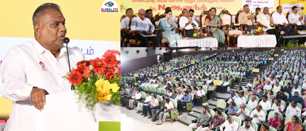 வடகிழக்கு பருவமழைக்குத் தயாரா? 11 மாவட்ட அலுவலர்களுடன் அமைச்சர் ஆனந்த் நடத்திய முதல் மண்டல மாநாடு!
