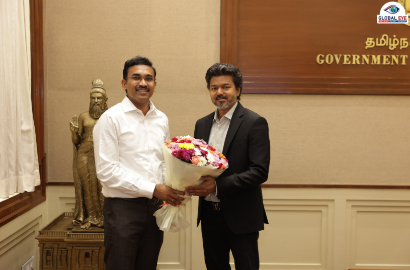 பிறந்தநாள் கொண்டாட்டம்: கழகத் தலைவரும் மாண்புமிகு முதலமைச்சருமான அண்ணன் அவர்களை நேரில் சந்தித்து வாழ்த்துப் பெற்ற அமைச்சர் அருண்ராஜ்!