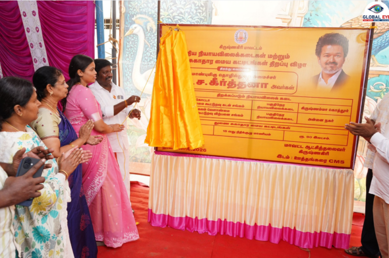 குடும்ப அட்டைதாரர்களுக்கு 2 கிலோ ராகி வழங்கும் திட்டம் தொடக்கம் மற்றும் புதிய துணை சுகாதார மையங்கள் திறப்பு: அமைச்சர் கீர்த்தனா சிறப்பான ஏற்பாடுகள்!