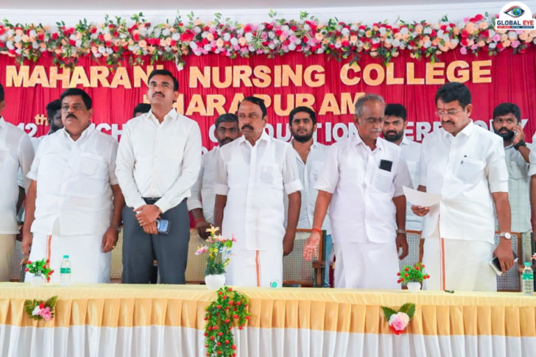 “செவிலியர் கல்லூரி பட்டமளிப்பு விழாவில் அமைச்சர்கள் புகழாரம்!” – தாராபுரத்தில் செவிலியர்களுக்குப் பட்டம் வழங்கி வாழ்த்து!