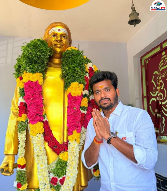 119-வது ஜெயந்தி மற்றும் 64-வது குருபூஜை நாளில் விருதுநகர் சட்டமன்ற உறுப்பினர் திரு. S.P. செல்வம் வீரவணக்கம்! 💐🕊️✨